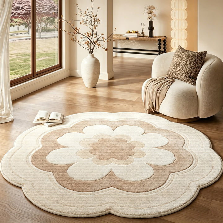 Stylish Artisan Round Area Rug