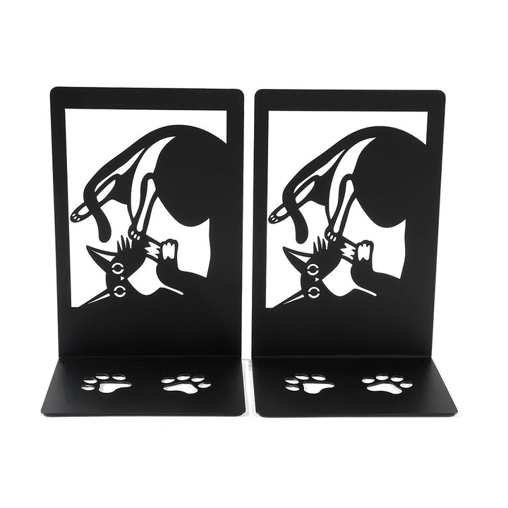 Cat-Themed Decorative Bookends
