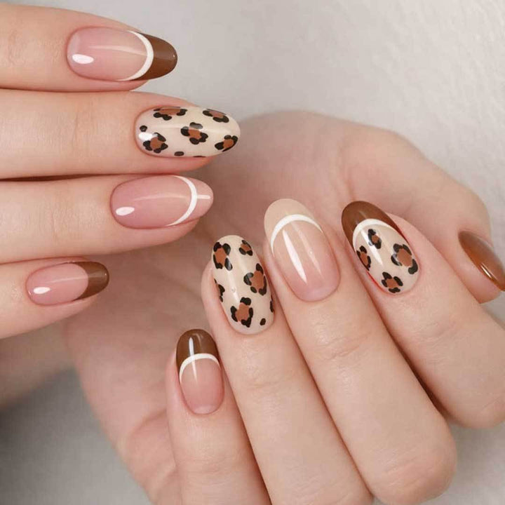 Wild Animal Print Nail Art Set