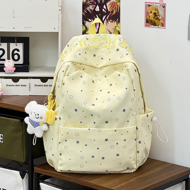 Stylish Star-Embellished Backpack Kalsten 1791205779