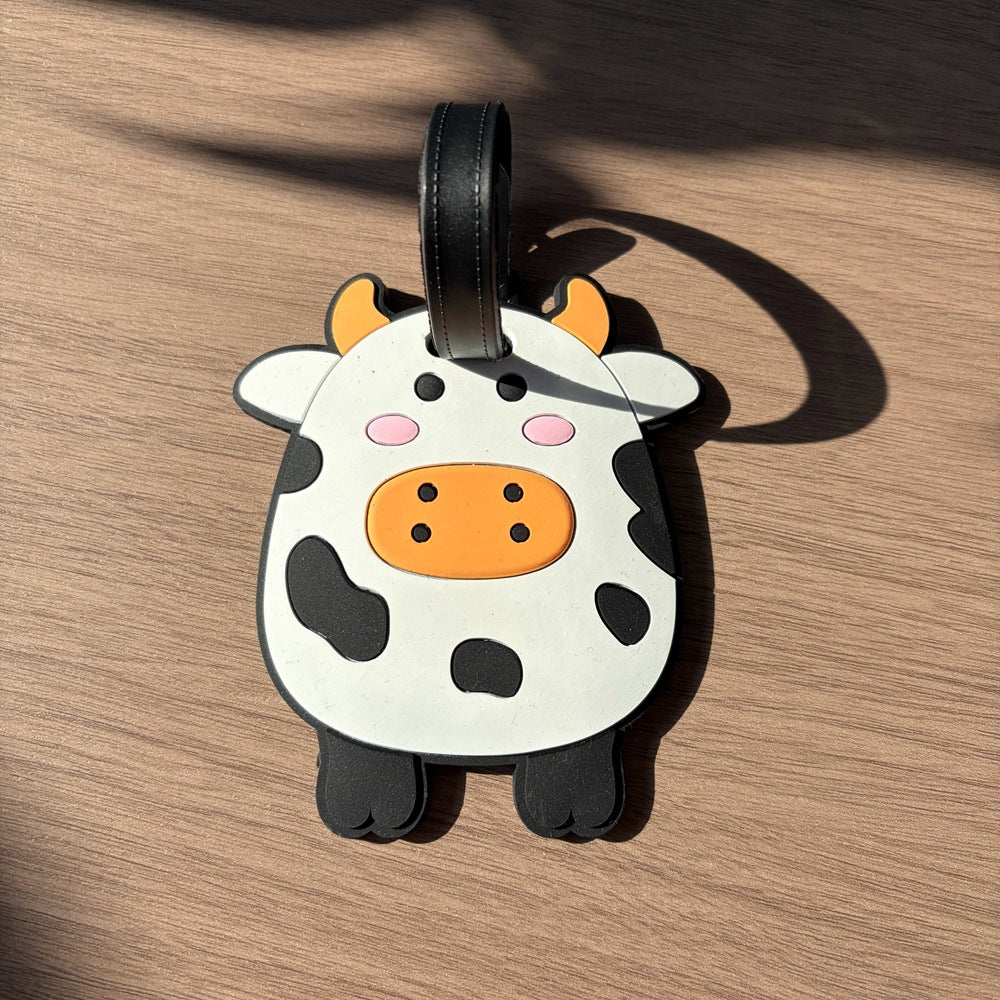 Cow-Themed Travel Luggage Tag Kalsten
