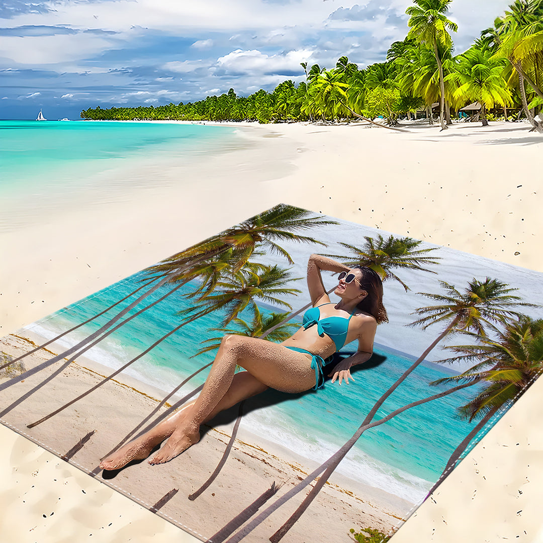 Mandala Design Beach Mat Kalsten