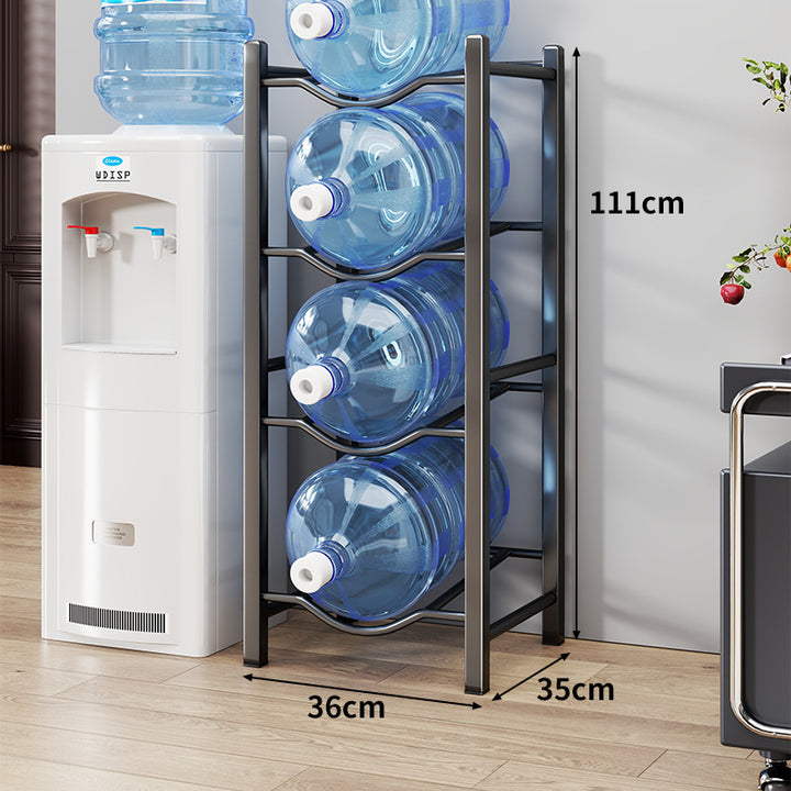 Heavy-Duty Triple-Tier Water Jug Rack for Large Bottles