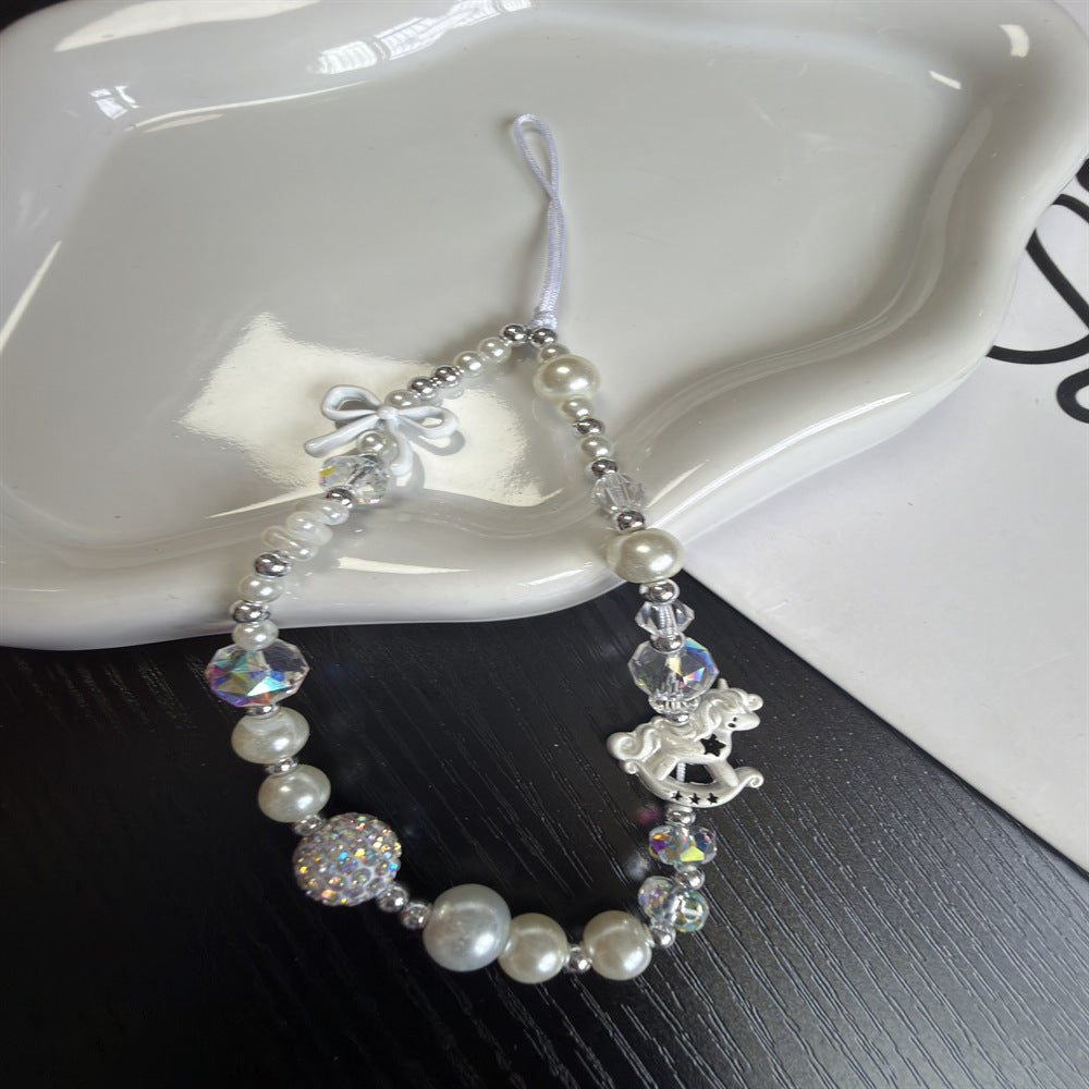 Beaded Unicorn Charm Necklace Kalsten