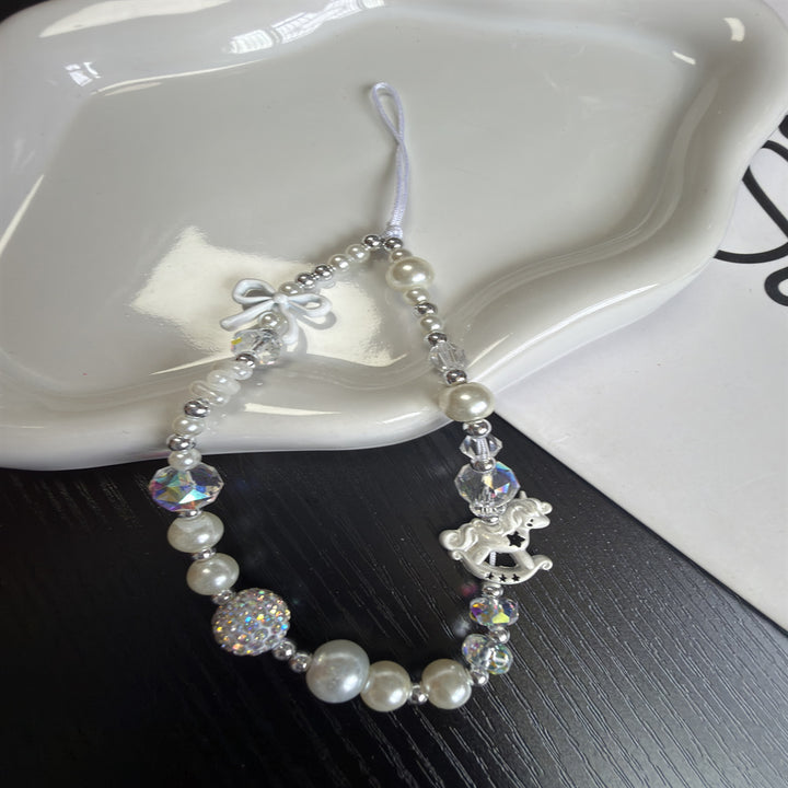 Beaded Unicorn Charm Necklace Kalsten