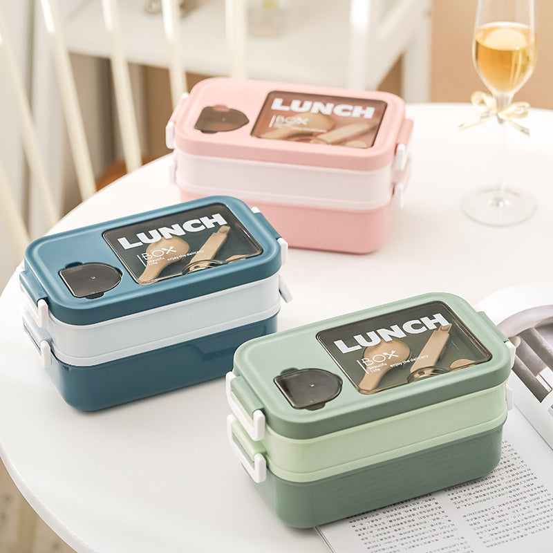 Double-Layered Food Storage Lunch Box