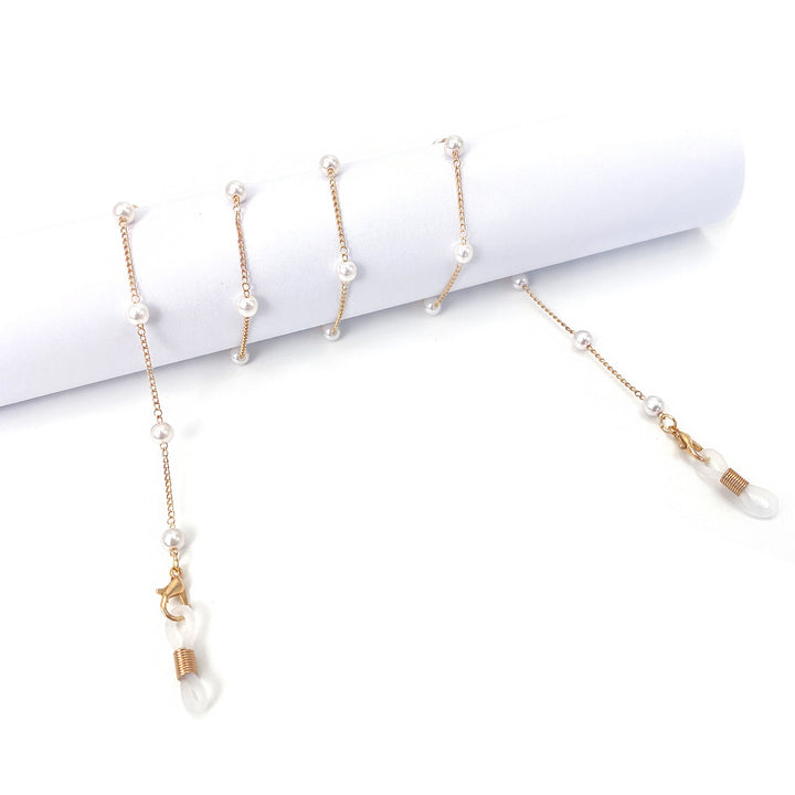 Pearl-Accented Eyewear Chain Kalsten