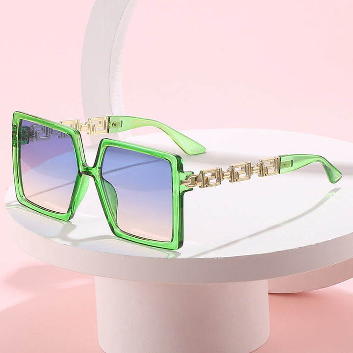 Ladies square sunglasses with luxurious accents Kalsten