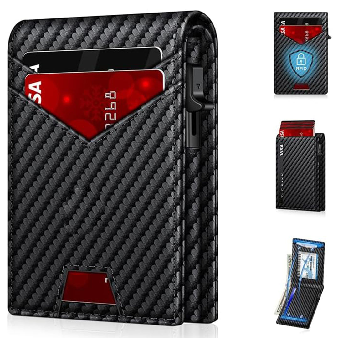 Slim Multi-Card Carbon Fiber Wallet Kalsten