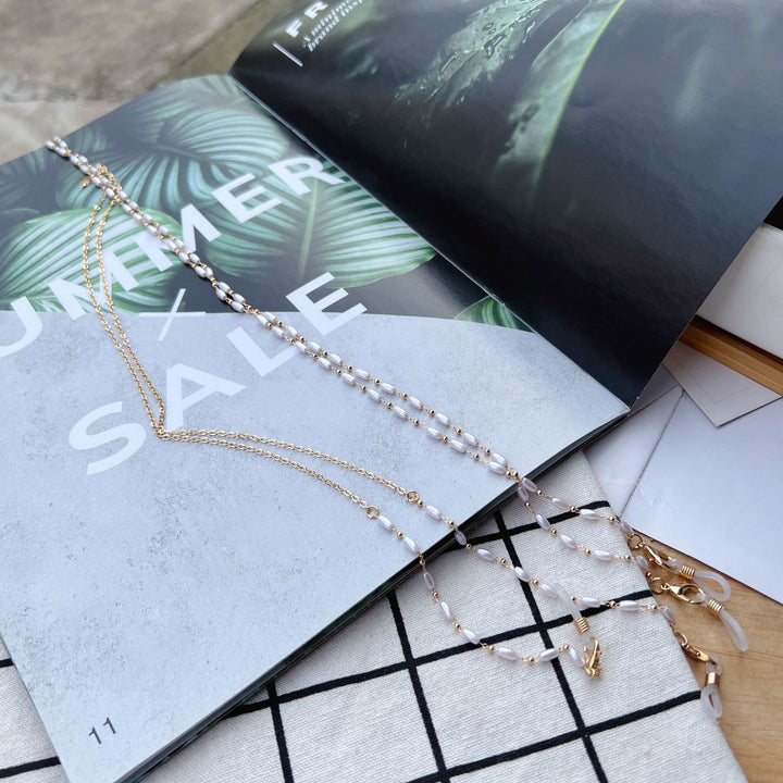 Elegant Pearl-Linked Eyewear Chain Kalsten 1786692183