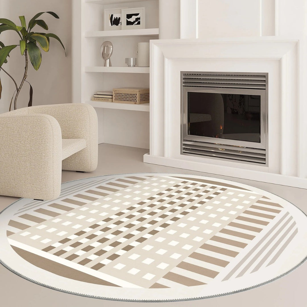 Home Decor Elegant Round Area Rug