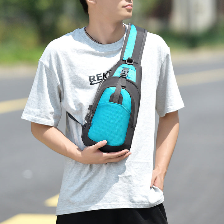 Sling backpack with comfortable back padding and many compartments Kalsten