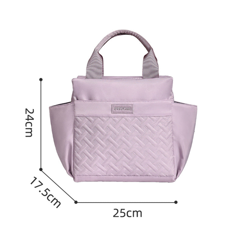 Multi-Pocket Insulated Lunch Tote