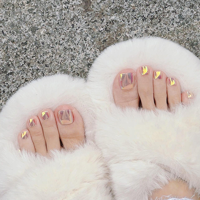 Sparkling Gel Toe Nail Art Kalsten