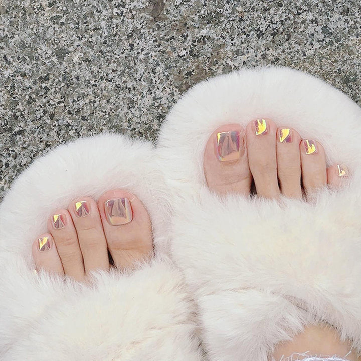 Sparkling Gel Toe Nail Art Kalsten