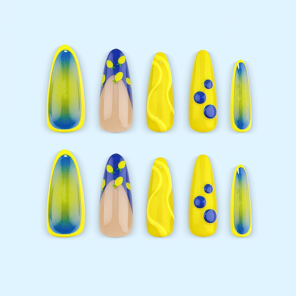 Creative Nail Art Set with Colorful and Unique Designs Kalsten