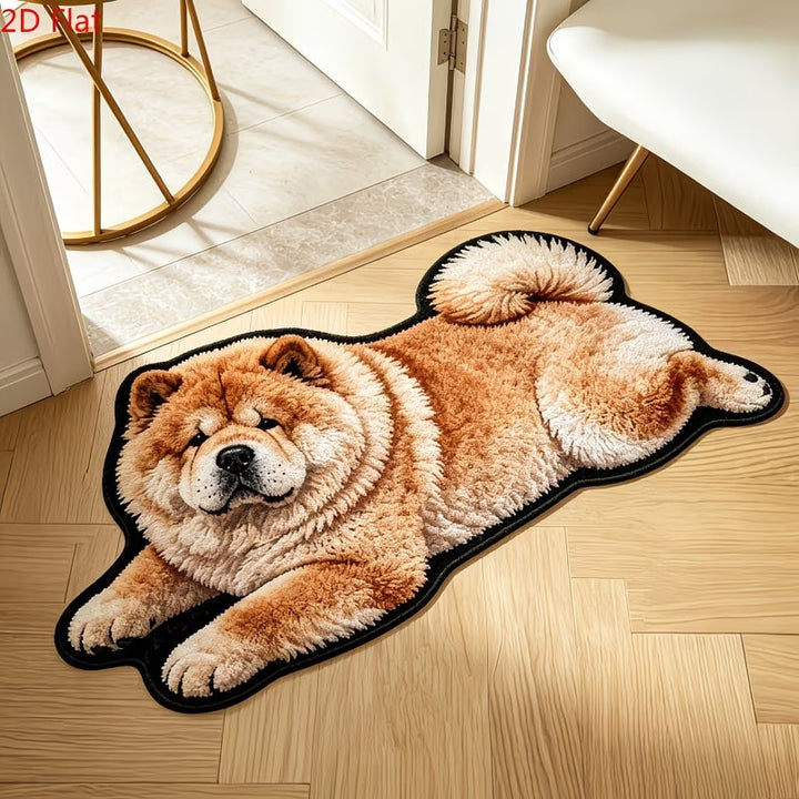 Cute Dog-Shaped Rug