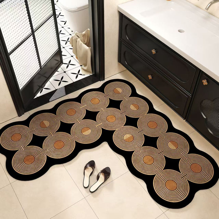 Contemporary Geometric Bath Mat