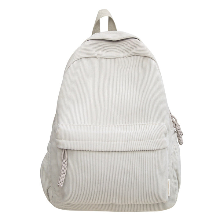 Cord Backpack with Versatile Compartments and Ergonomic Design Kalsten
