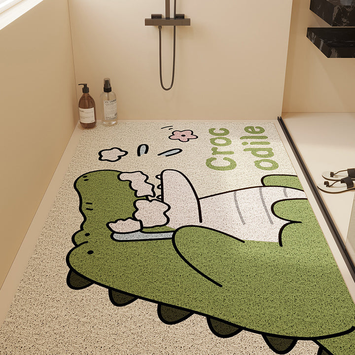 Playful Animal Themed Memory Foam Mat Kalsten