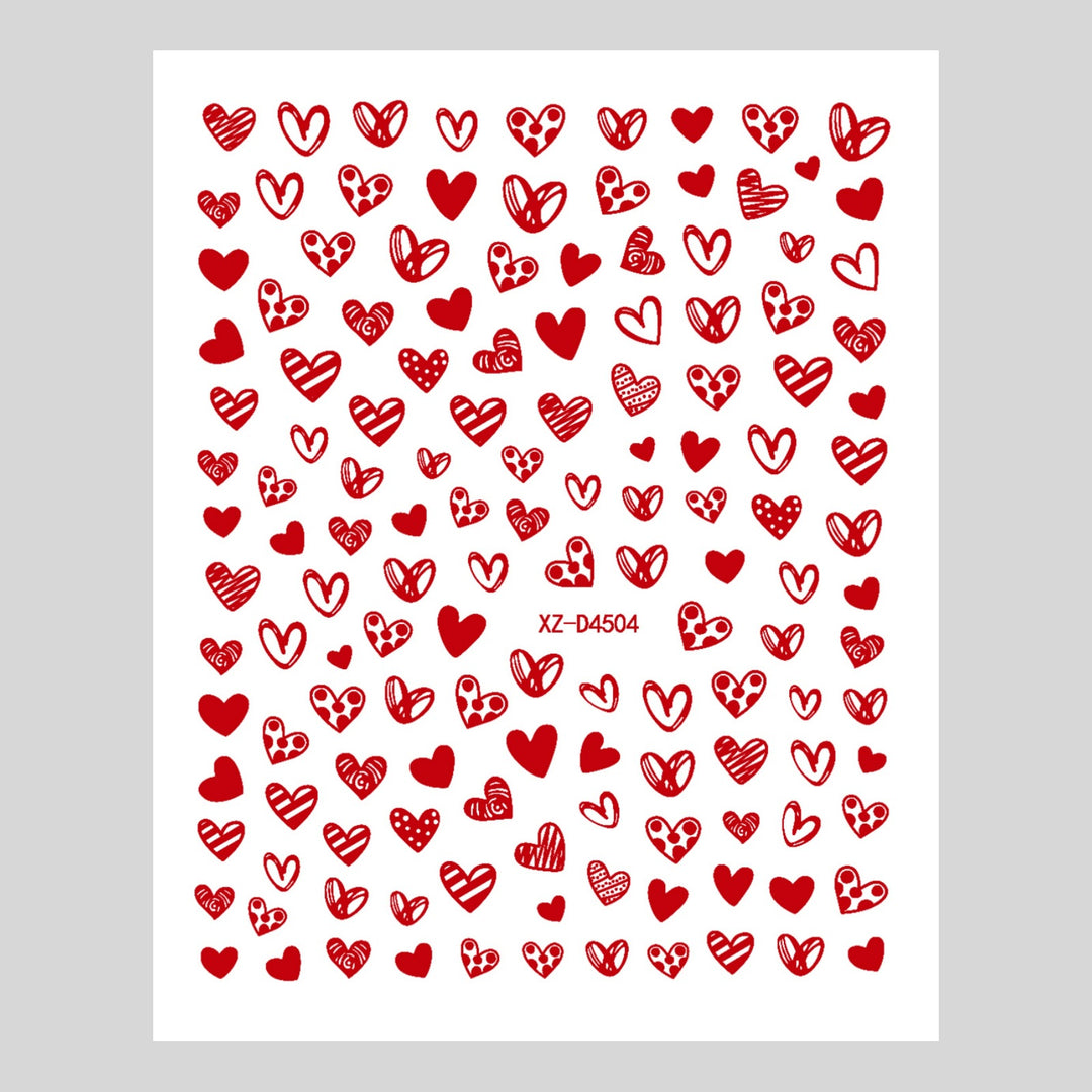 Cute Love-Themed Nail Art Charms