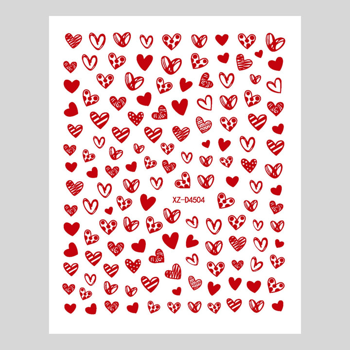 Cute Love-Themed Nail Art Charms