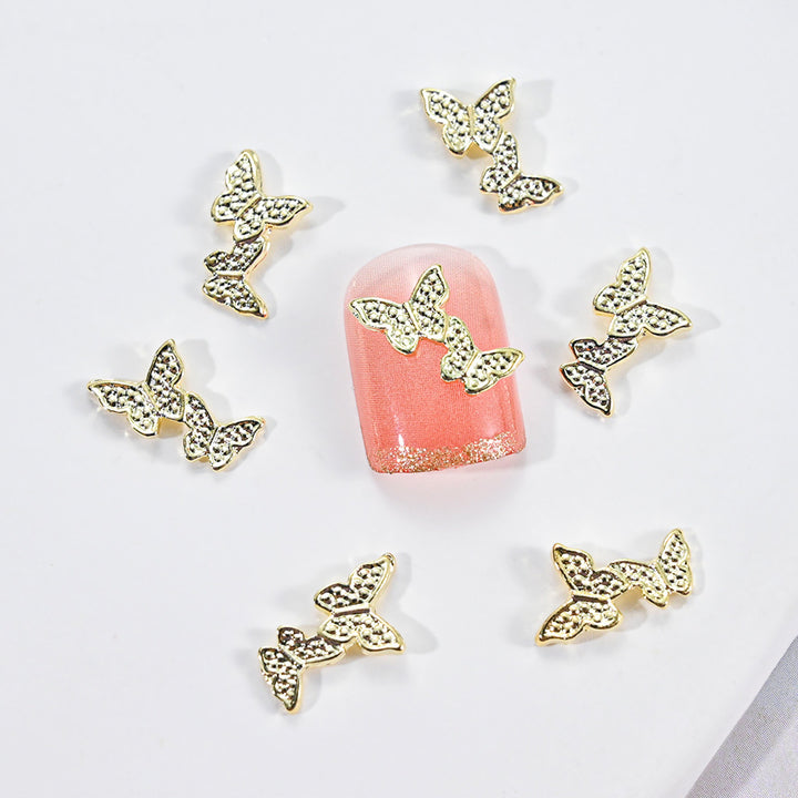 Decorative Rhinestone Butterfly Nail Charms