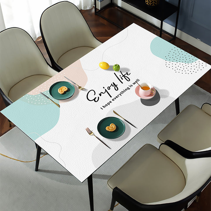 Elegant Marble Design Table Runner for Dining
