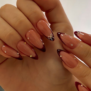 Glamorous Textured Acrylic Nail Enhancements Kalsten