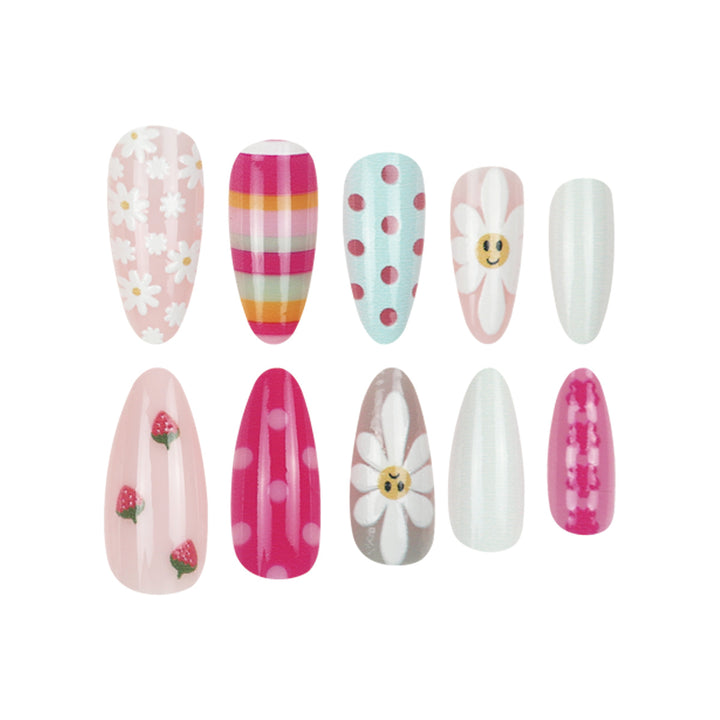 Creative Themed Press-On Nail Art Set Kalsten