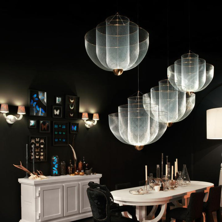Modern Mesh Pendant Light Fixture