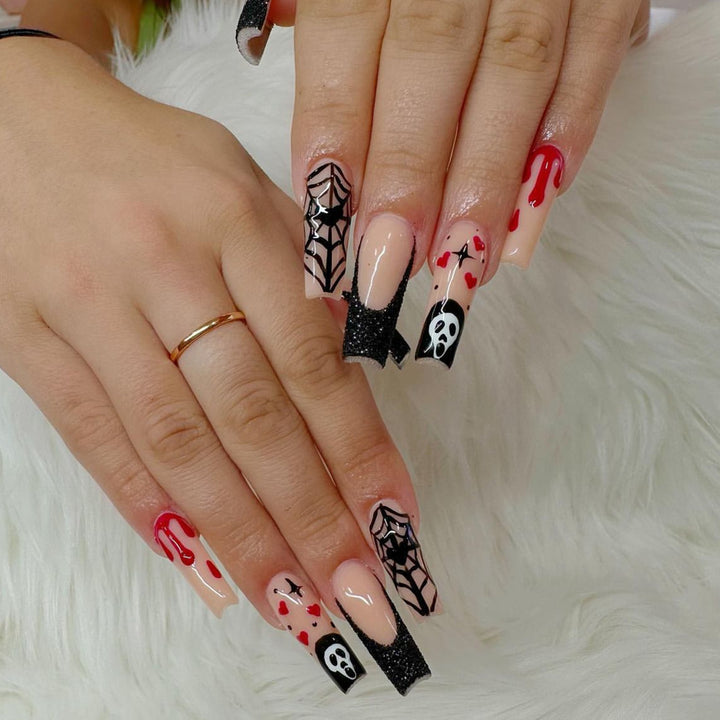 Halloween-Themed Nail Art Extensions Kalsten