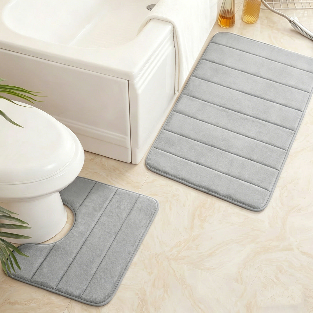 Bathroom Mat Set Kalsten
