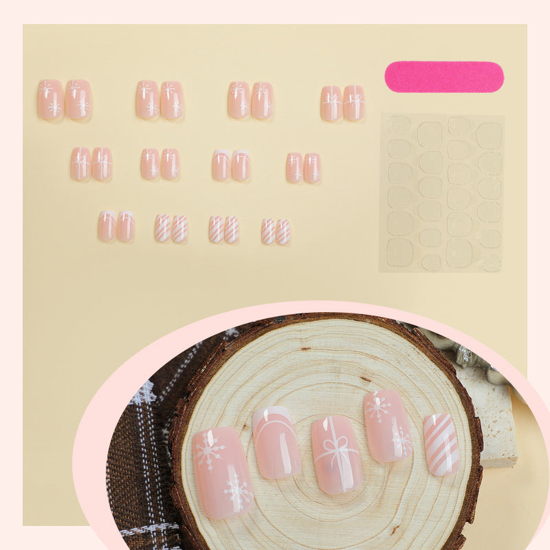 Elegant Decorative Press-On Nail Set kalsten 1788495540
