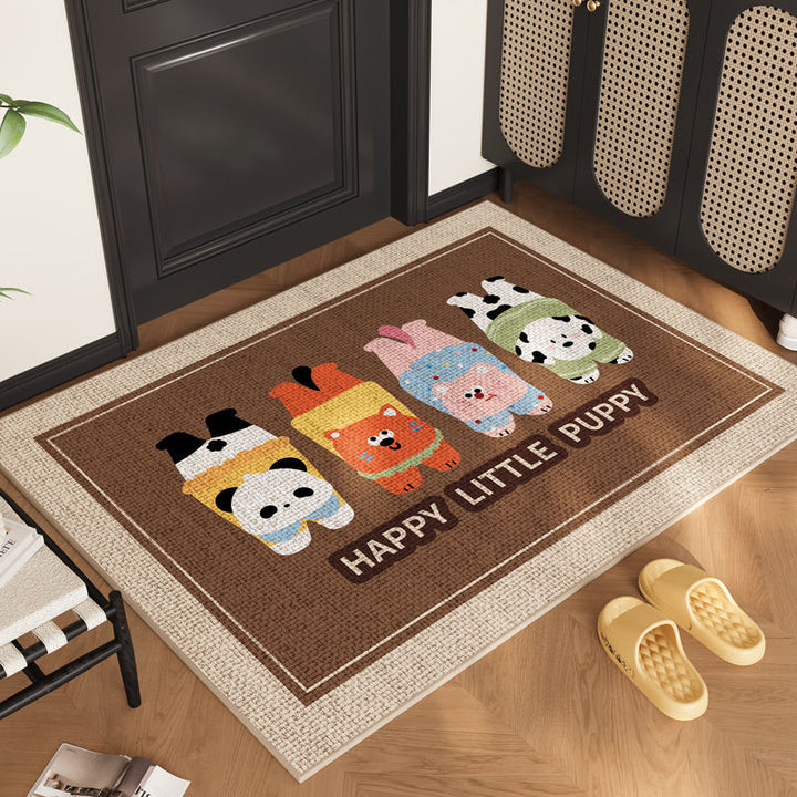 Adorable Cat-Themed Welcome Mat