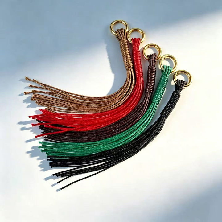 Decorative Leather Tassel Keychain Kalsten