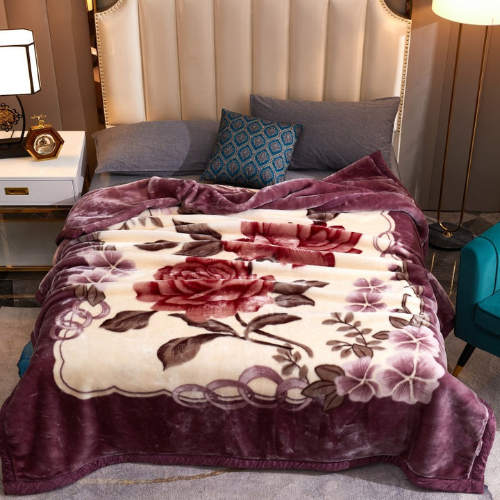 Decorative Fleece Throw Blanket Kalsten