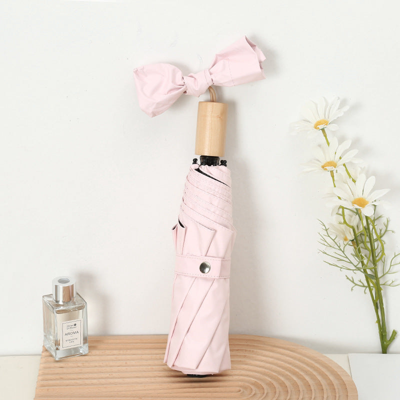 Ladies elegant garden folding umbrella with floral design Kalsten