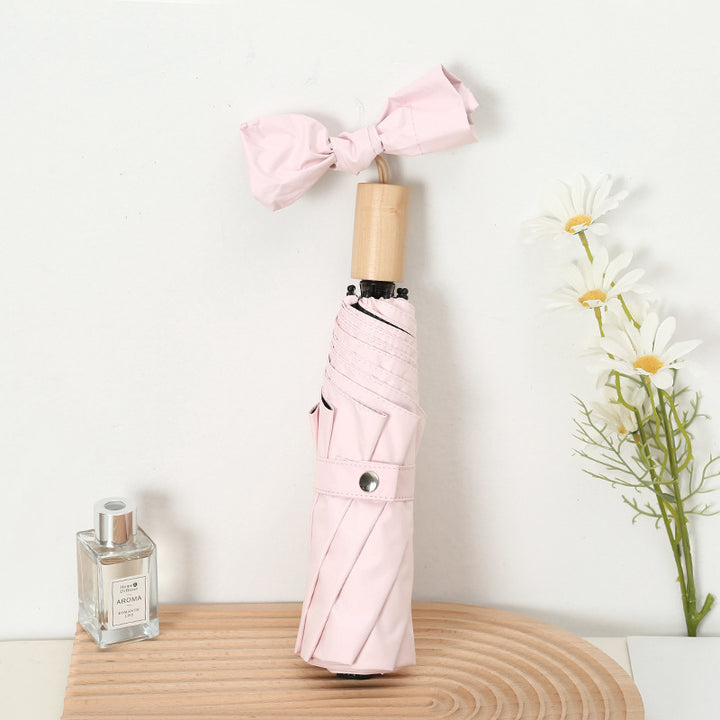 Ladies elegant garden folding umbrella with floral design Kalsten