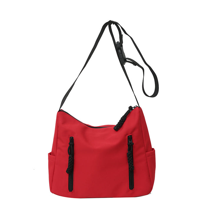 Multi-Pocket Utility Shoulder Bag