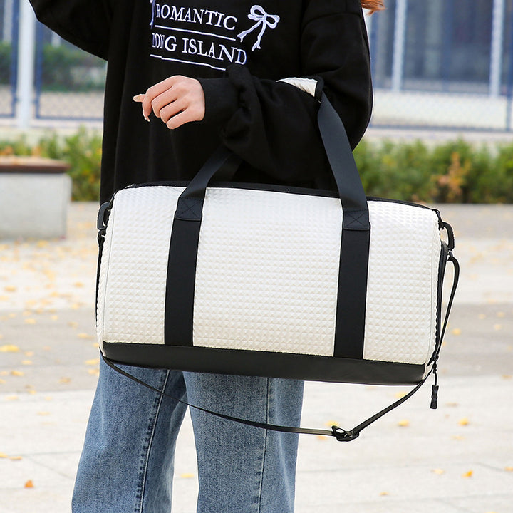Ergonomic Textured Sports Duffle Bag Kalsten