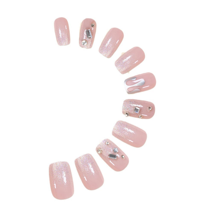 Glittering Nail Art Design