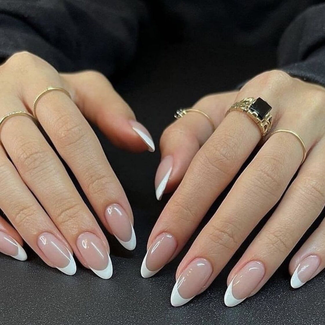 Elegant French Tip Press-On Nails Kalsten 1787224920