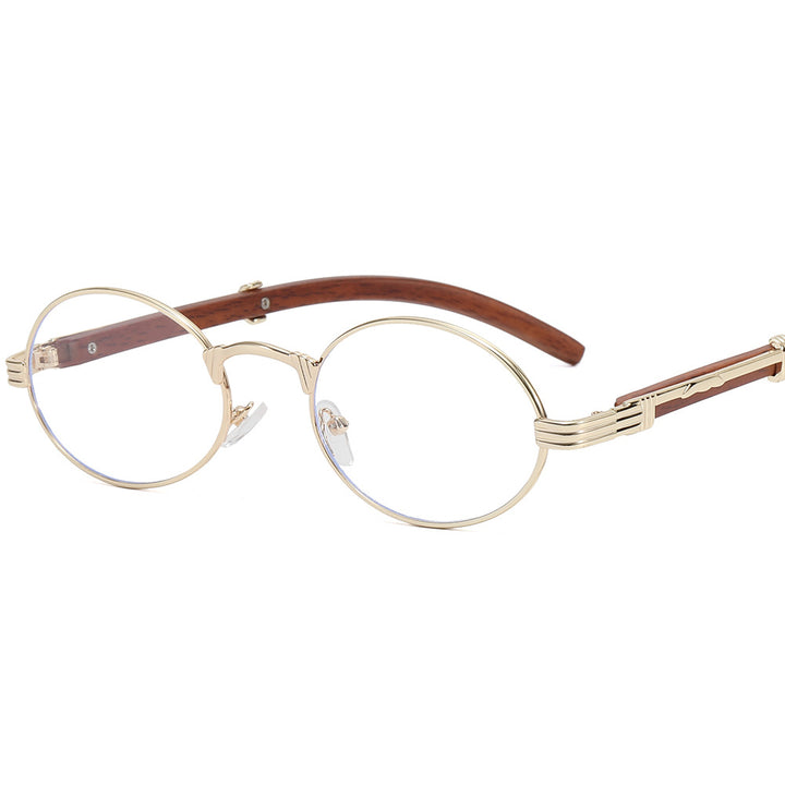 Women's round designer sunglasses with innovative metal frame Kalsten