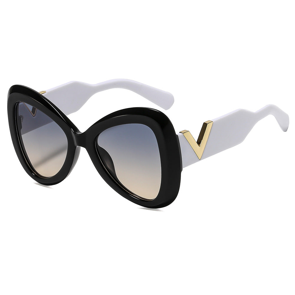 Women Cat-Eye Sunglasses with Luxurious Frame and Mirrored Lenses Kalsten