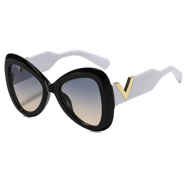 Women Cat-Eye Sunglasses with Luxurious Frame and Mirrored Lenses Kalsten