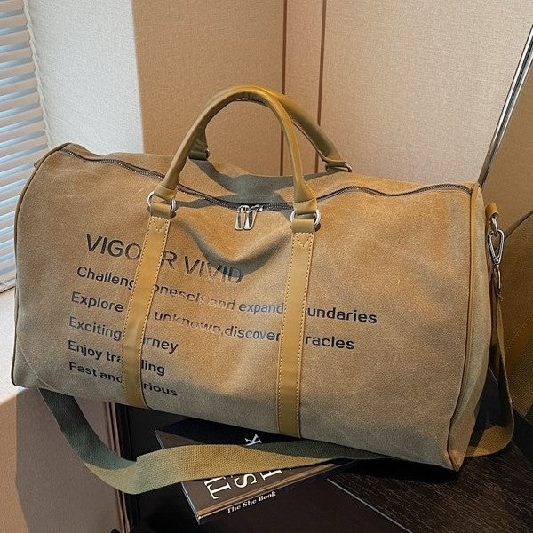 Durable Canvas Gym Duffel Bag