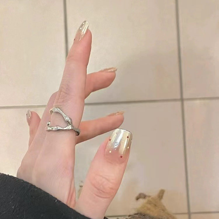 Decorative Glitter Press-On Nails