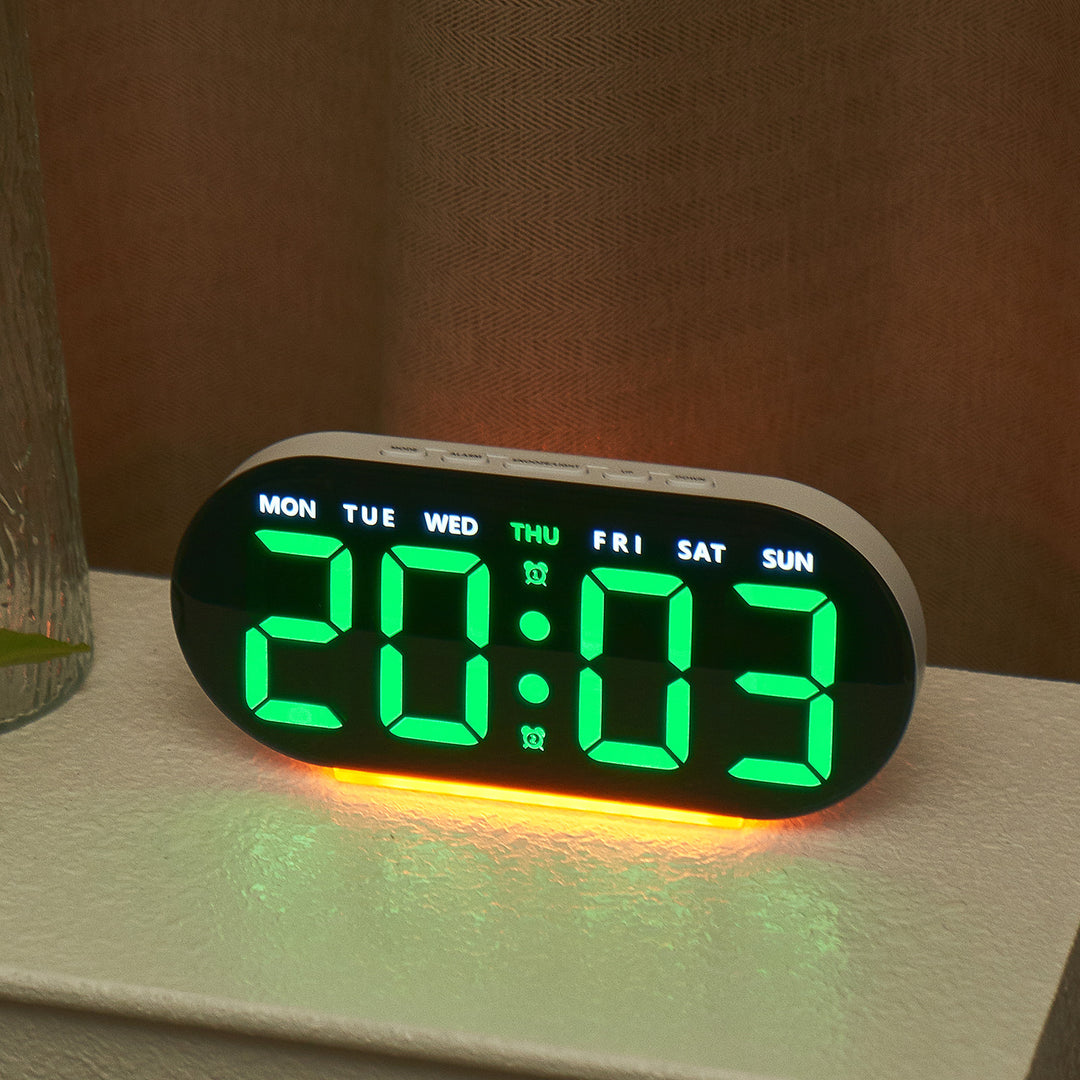 Digital Alarm Clock with Large LED Display and Temperature Display Kalsten
