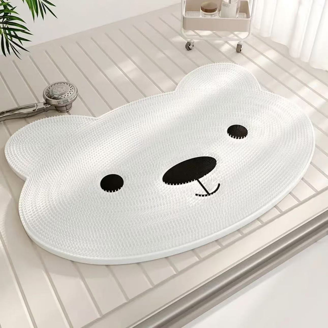 Cute Bear Design Shower Mat Kalsten